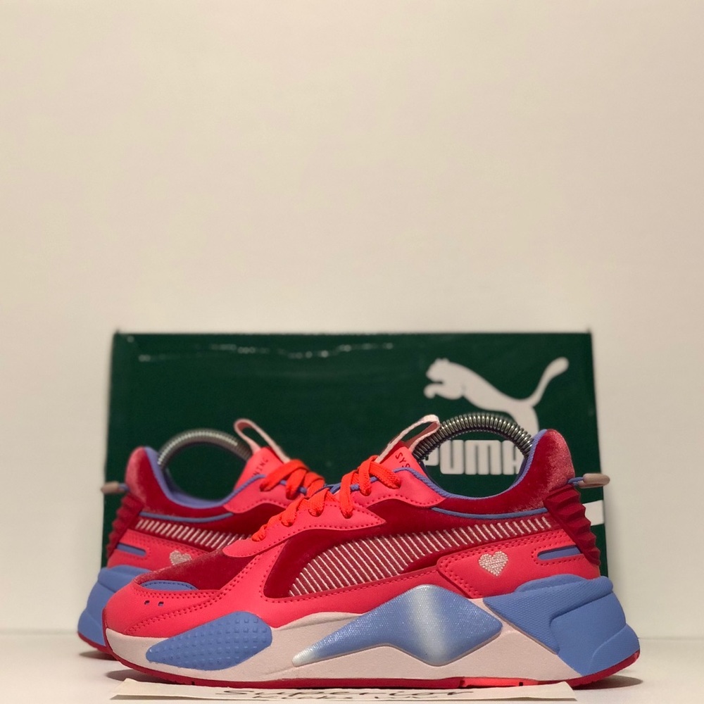 Puma Kids Sneakers - Vibrant Red and Blue